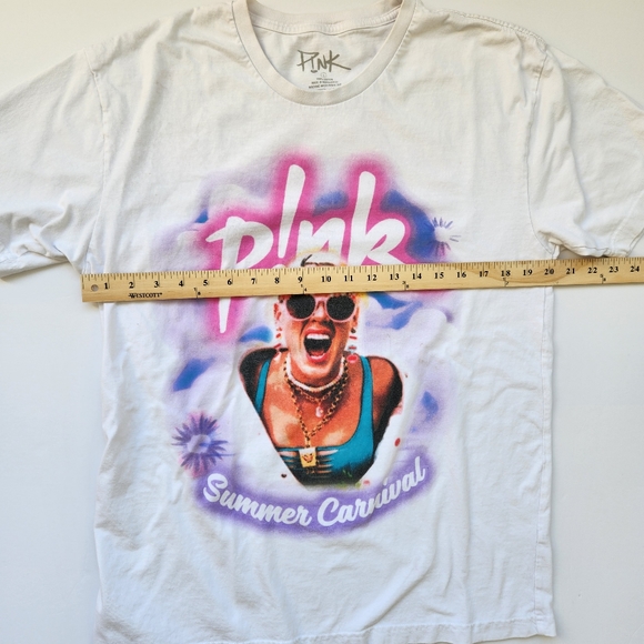 Pink Band Tee Summer Carnival Concert Tour Graphic 2023 Unisex Cute Merch Large - Picture 9 of 10